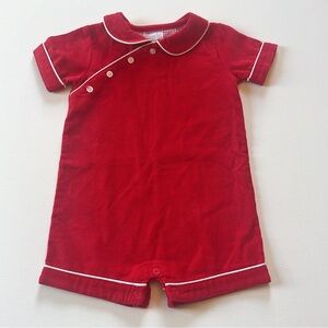 Mudpie Red Corduroy Romper